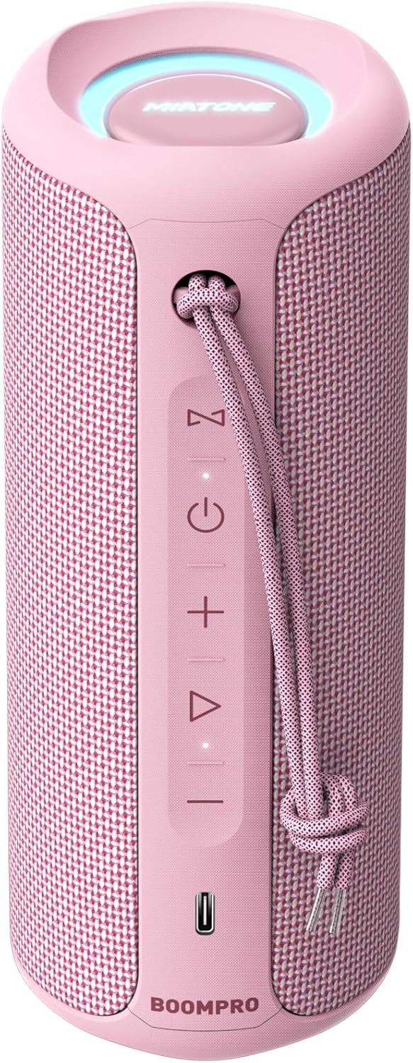 MIATONE Altavoz Bluetooth Portátil 36W Sonido Estéreo Aumento de Gr...