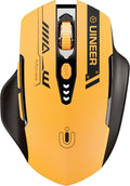 Uineer Ratón inalámbrico, Bluetooth 5.0/2.4G/cableado, 12.800 DPI