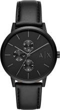 A|X Armani Exchange Reloj para hombre con pantalla analógica de tres manecillas y correa de acero inoxidable o cuero, reloj para hombre