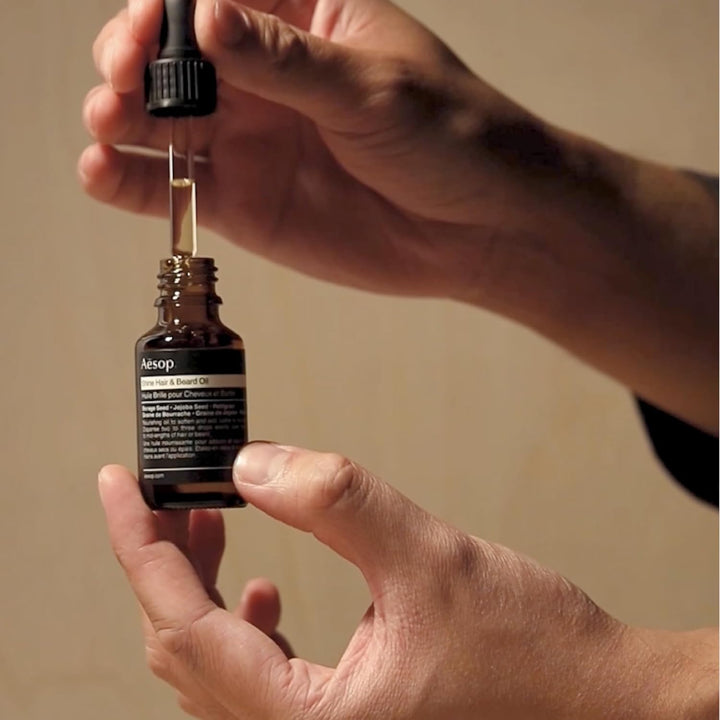 Aesop Aceite Shine para cabello y barba, rico en humedad, sin silic...