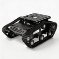 Kit de chasis de tanque robótico metálico con motor DC para Arduino Raspberry Pi DIY