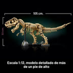 LEGO Jurassic World Dinosaur Fossils: Tyrannosaurus Rex - Juego de construcción para adultos, mayores de 18 años, regalo de dinosaurio para amantes del cine, decoración coleccionable para el hogar, para dormitorio, oficina o cualquier habitación - 76968