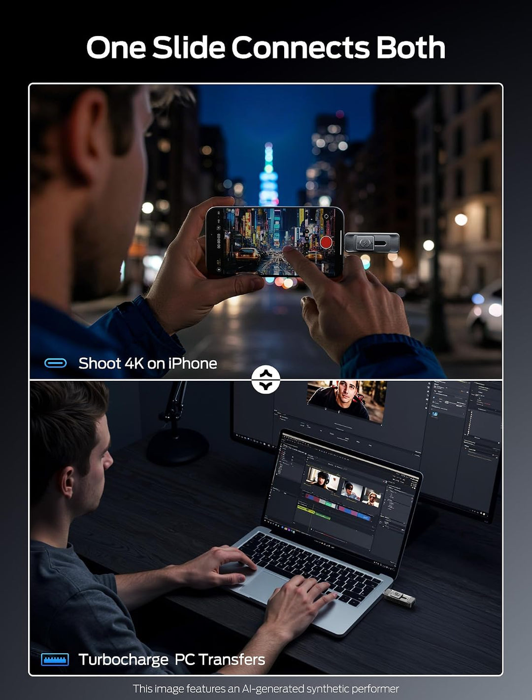 MOVE SPEED Unidades de estado sólido de 128 GB con puertos dobles y...