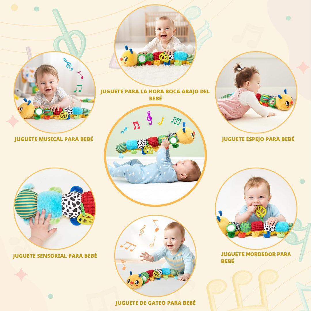 JoyCat - Juguetes para bebés de 0 a 18 meses, juguete musical de or...