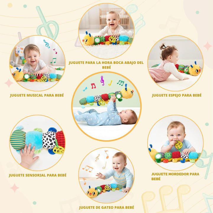 JoyCat - Juguetes para bebés de 0 a 18 meses, juguete musical de or...