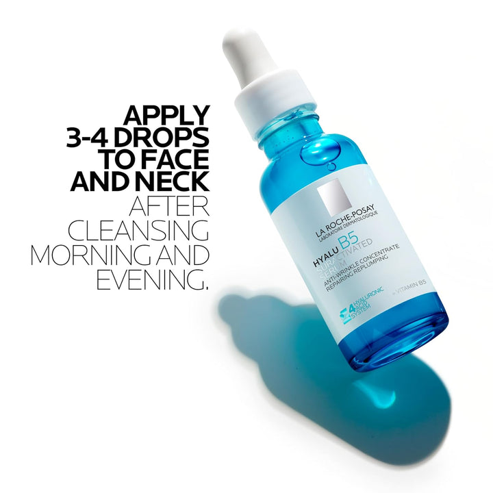 La Roche-Posay Hyalu B5 Pure Hyaluronic Acid Serum for Face, Vitami...