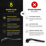 The Beard Club Supreme Kit de Crecimiento de Barba - Rodillo Derma,...