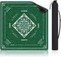 Se envía tapete de Mahjong enrollado con regla sin arrugas, 32.5 x