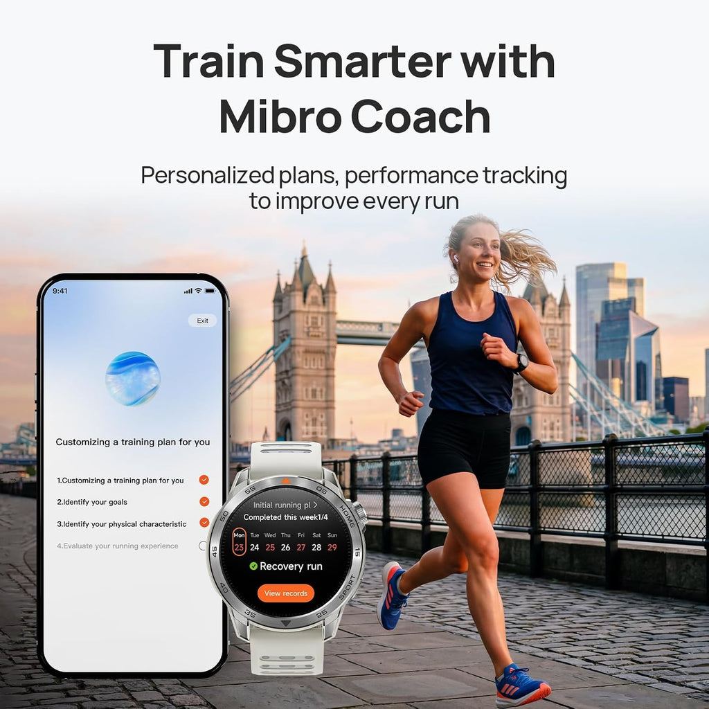 Mibro GS Pro2 - Reloj inteligente GPS de 1.890 in con doble banda GNSS y