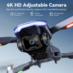 Wipkviey Dron con cámara para adultos, cuadricóptero RC FPV 1080P para principiantes – Juguetes para niños regalos con retención de altitud, selfie de gestos, vuelo Waypoint Fly, 3D Flip, 2 baterías