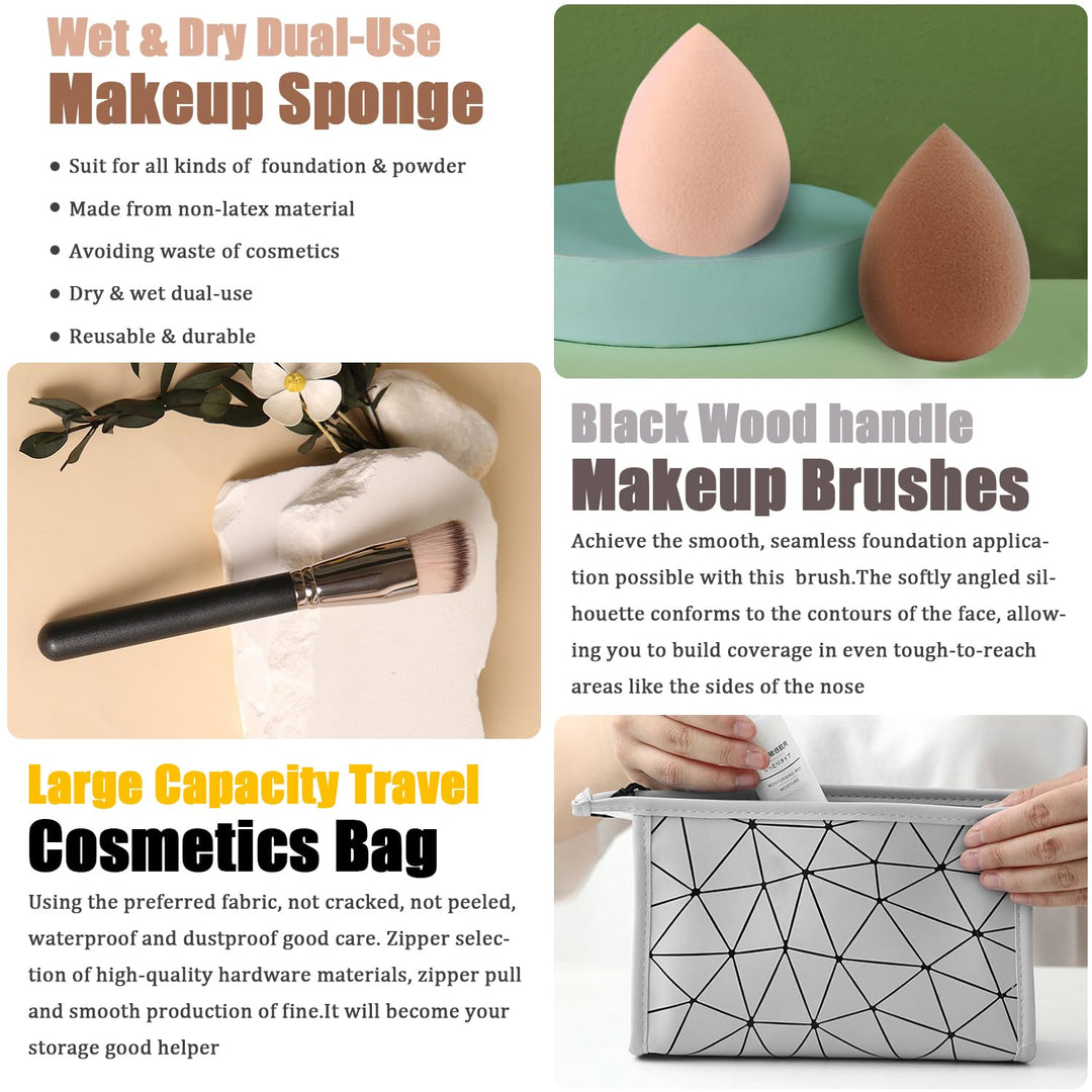Kit de maquillaje todo en uno para mujeres, kit completo, set de re...