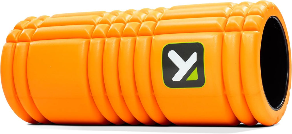 TRIGGERPOINT Performance Therapy Grid Rodillo de Espuma con Videos Instructivos en Línea Gratuitos, Original (13 pulgadas), Naranja