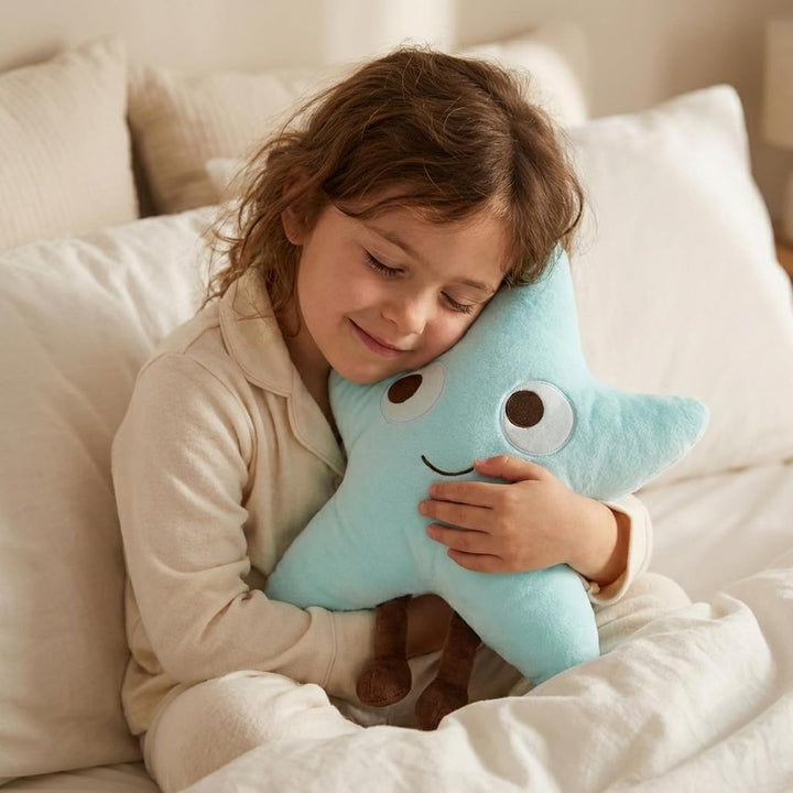WEIGEDU Peluche de estrella de mar, estrella de mar, diseño de estr...