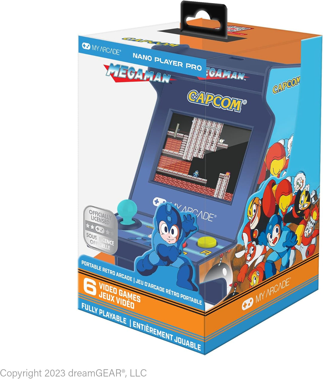 My Arcade Mega Man Nano Player Pro: 4.8" Portable Mini Arcade w...
