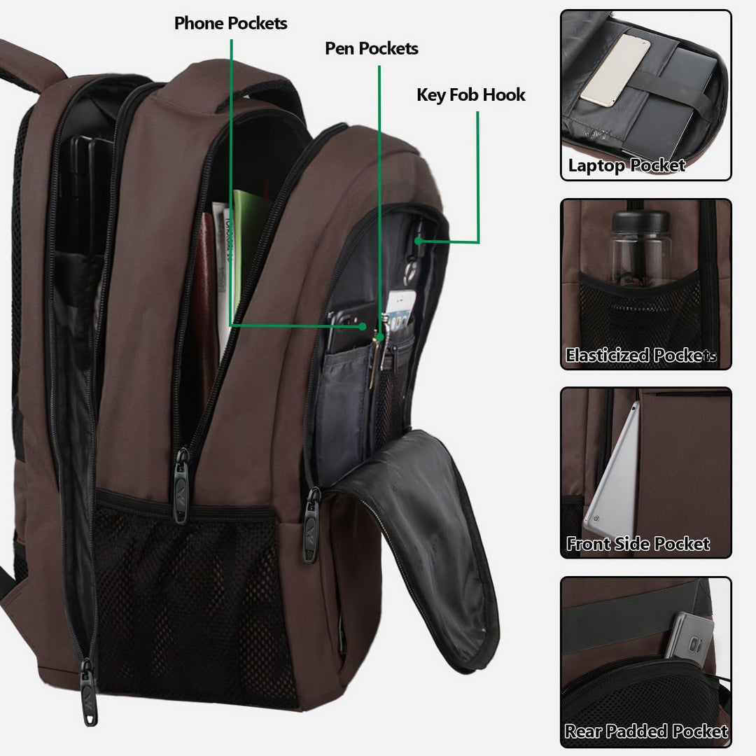 MATEIN Mochila para Laptop, Extra Grande Compatible con TSA de 17.3...