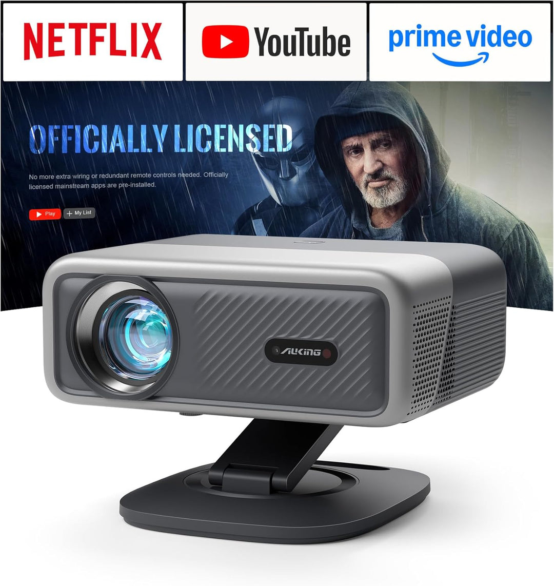 [Ahora con Netflix y 4000 ANSI] Proyector 4K con WiFi y Bluetooth,...