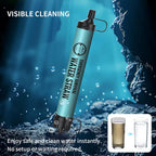 Paja de filtro de agua portátil ultraligera