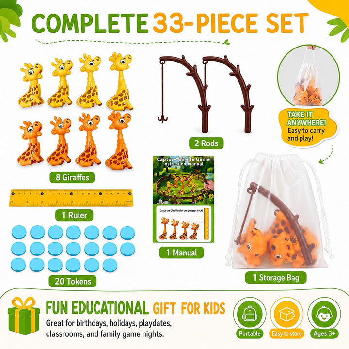 Vohying Catch Giraffe Game para niños a partir de 3 años, juguetes...