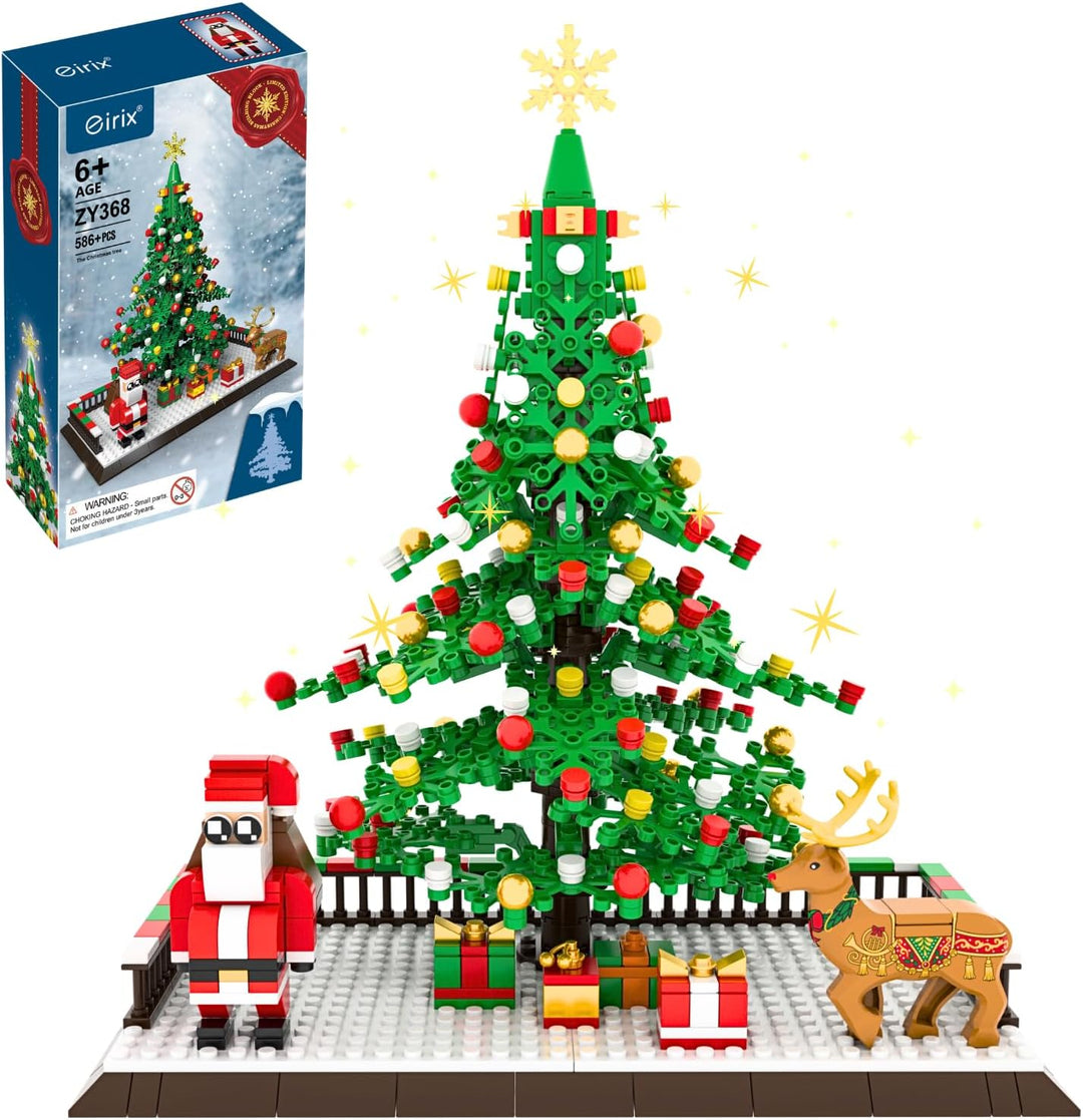 Juego de construcción de árbol de Navidad figuras de Papá