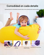 Belkin SoundForm Mini - Auriculares inalámbricos Bluetooth para niños, batería de 30H, límite de volumen seguro de 85dB, micrófono integrado - Auriculares supraaurales para niños pequeños para iPhone
