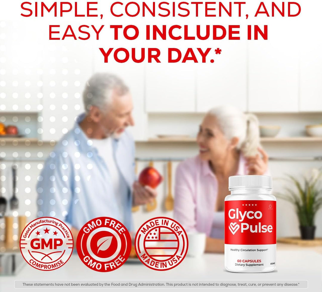 (Paquete de 3) Cápsulas Glyco Pulse - Píldoras oficiales GlycoPulse...