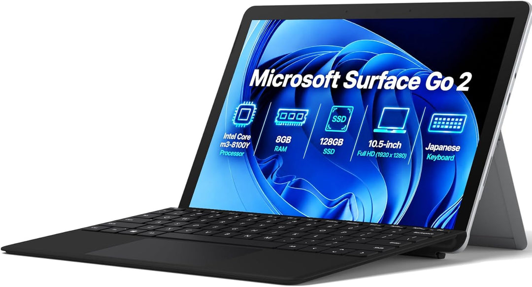 Tableta portátil Microsoft Surface Go 2 2 en 1, pantalla táctil FHD...