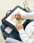 SAIJI Escritorio de regazo para laptop, bandeja portátil para portátiles