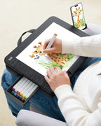 SAIJI Escritorio de regazo para laptop, bandeja portátil para portátiles