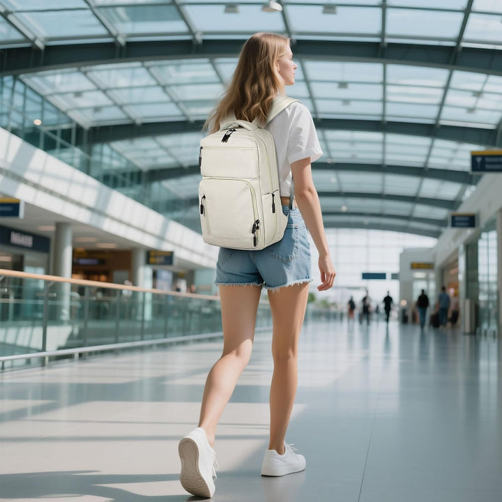 SUIKIHUM Mochila impermeable para portátil para hombres y mujeres,...