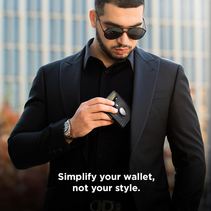SERMAN BRANDS Money Clip Wallet - Mens Wallets slim Front Pocket RF...