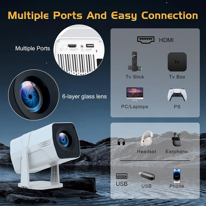 Aplicación de Netflix disponible: proyector TMY con aplicaciones in...