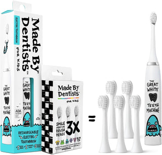 Made by Dentists Cepillo de dientes eléctrico para niños, cepillo d...