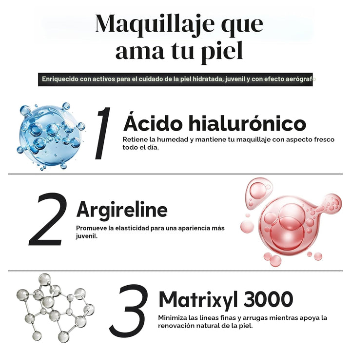 Jerome Alexander MagicMinerals - Base de maquillaje AirBrush \u2013...