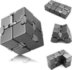 Cubo infinito de metal Fidget juguete para aliviar el estrés TDAH