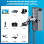 Adaptador Ethernet Starlink para Internet Satelital Rectangular V2, Adaptador Ethernet Starlink Gen 2 para Conexión Externa Cableada Rápida y Estable Star-Link Estándar Activado Gen 2