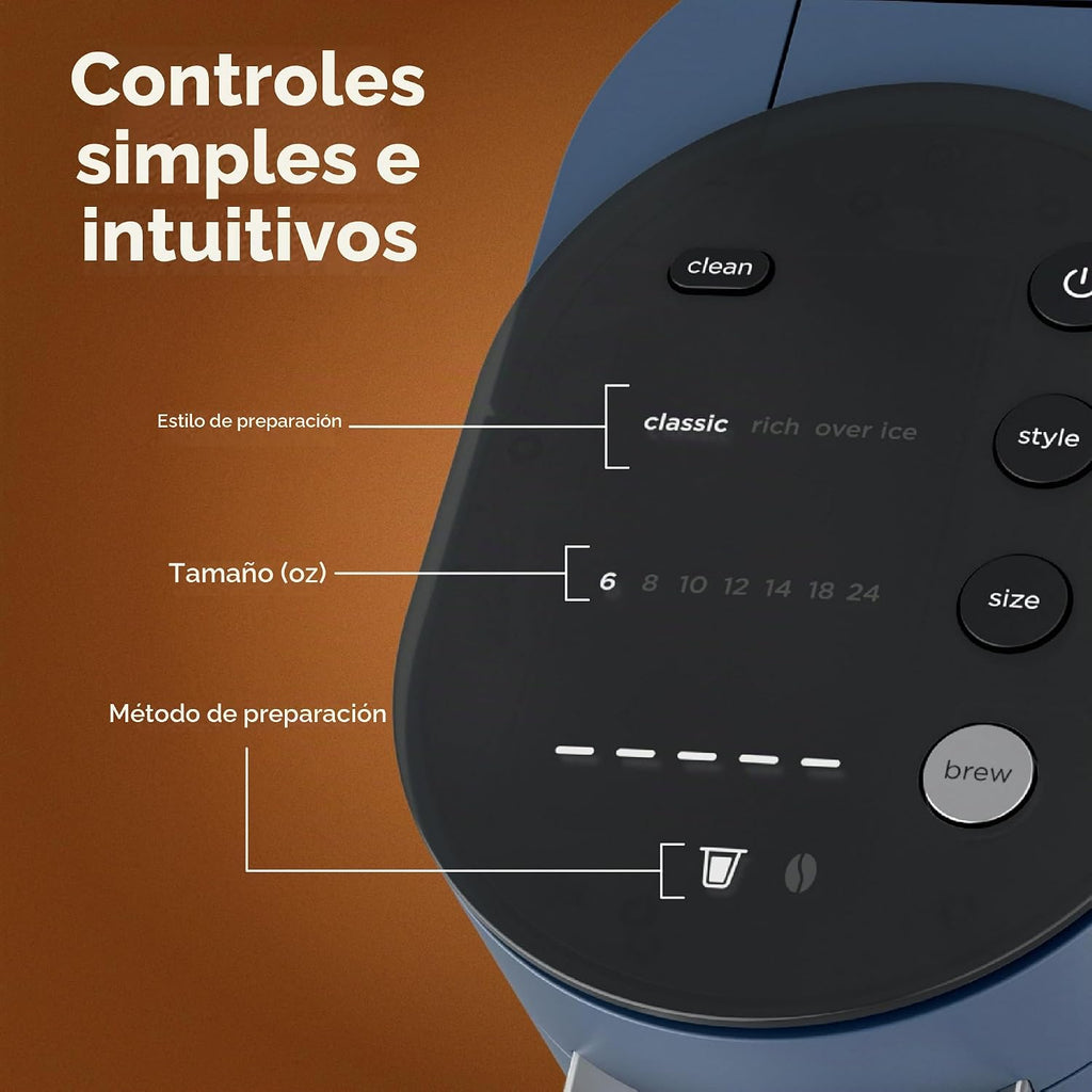 Ninja - Cafetera de una sola porción, máquina combinada, cápsulas K-Cup y