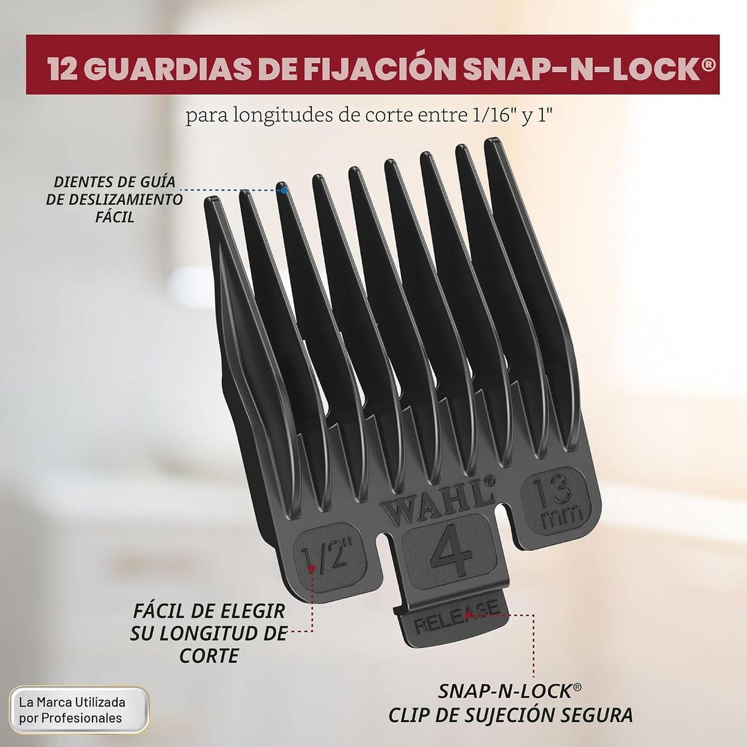 Wahl - Cortadora de pelo inalámbrica Chrome Pro para hombres y comb...