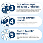 Clean Skin Club Clean Towels XL®, toalla facial 100% USDA Biobased,...