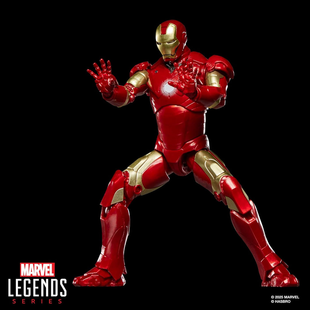 Marvel Serie Legends Iron Man Mark III, Figura de acción colecciona...