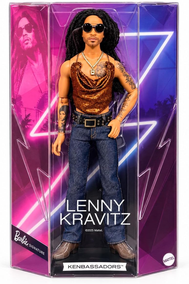 Barbie Muñeca Kenbassadors Lenny Kravitz de la firma
