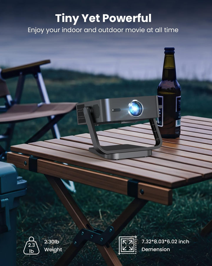 [Aplicaciones de Netflix integradas] Proyector inteligente FUDONI c...