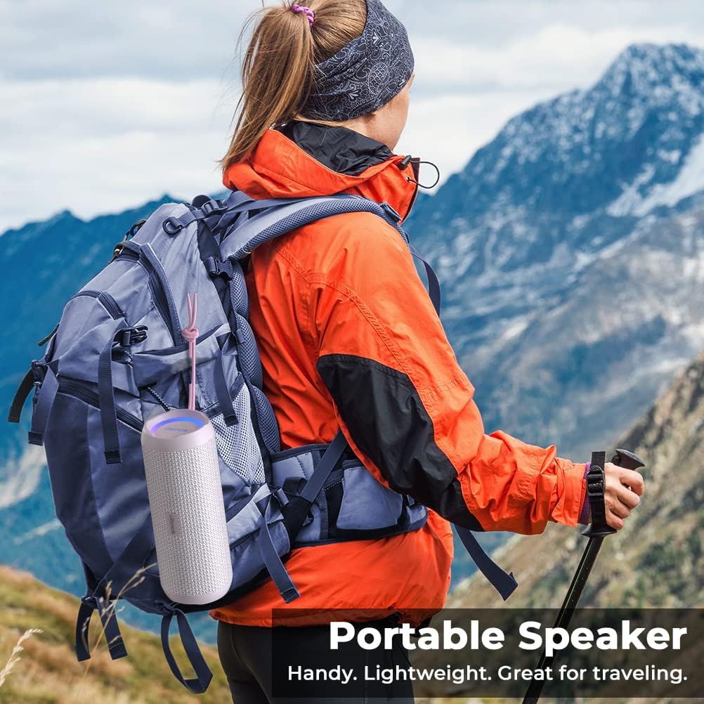 RIENOK - Bocina Bluetooth 5.3 portátil de 30W, emparejamiento dual,...