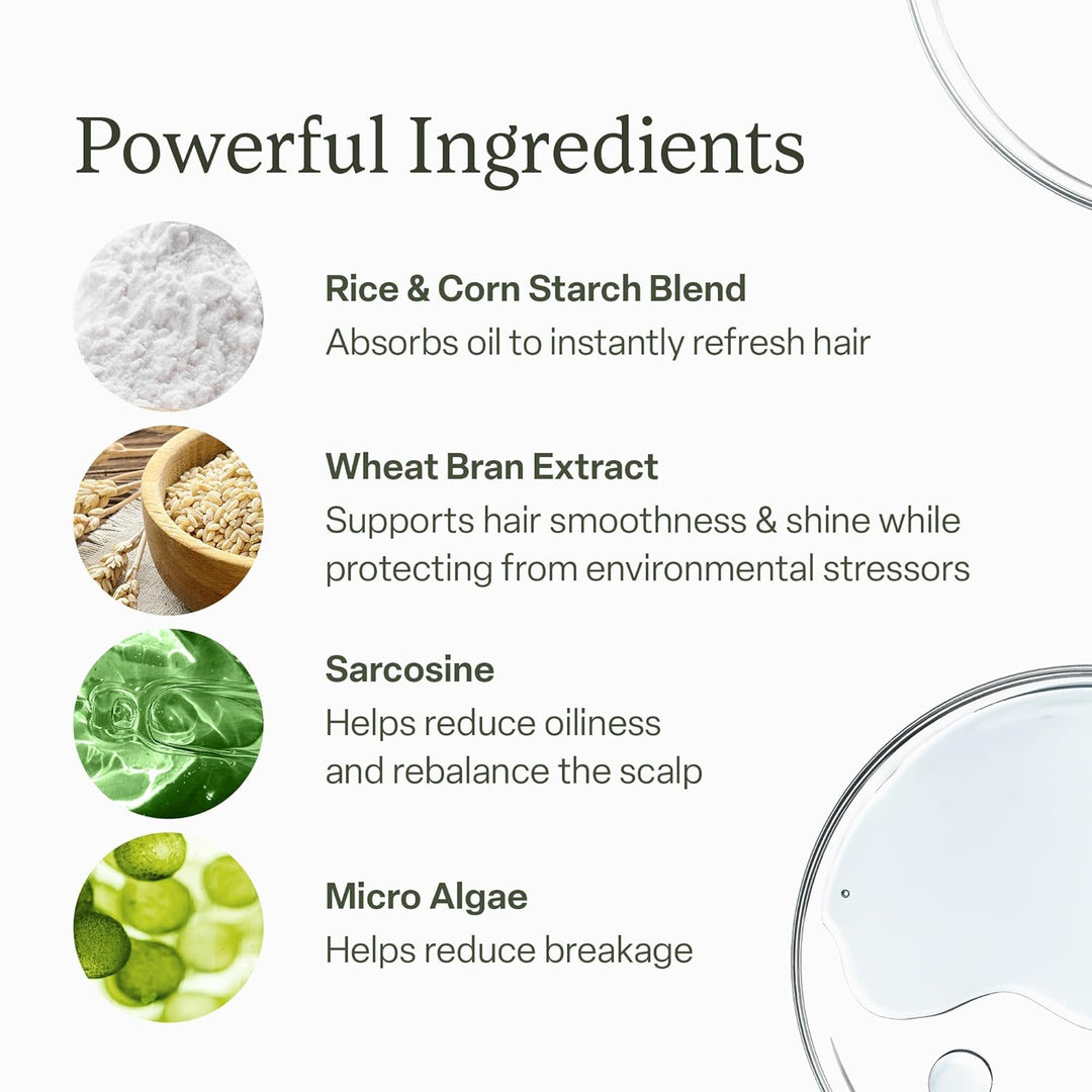 Divi Champú seco en aerosol para mujeres, formulado para absorber a...