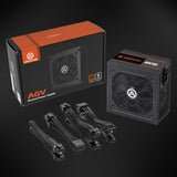 ARESGAME Fuente de alimentación AGV750 750W, certificado 80 Plus Br...