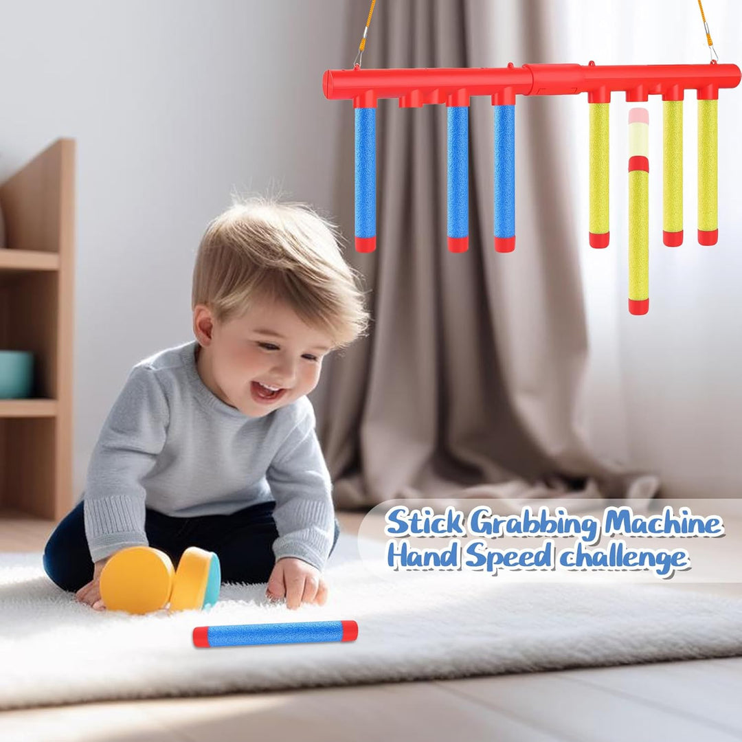 Reflex Drop Sticks Challenge Game - 3 modos de velocidad ajustables...