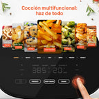 Cosori Air Fryer Pro LE 5 Qt, Cerámica libre de PFAS, 9 en 1, 20 Forros, Blanco
