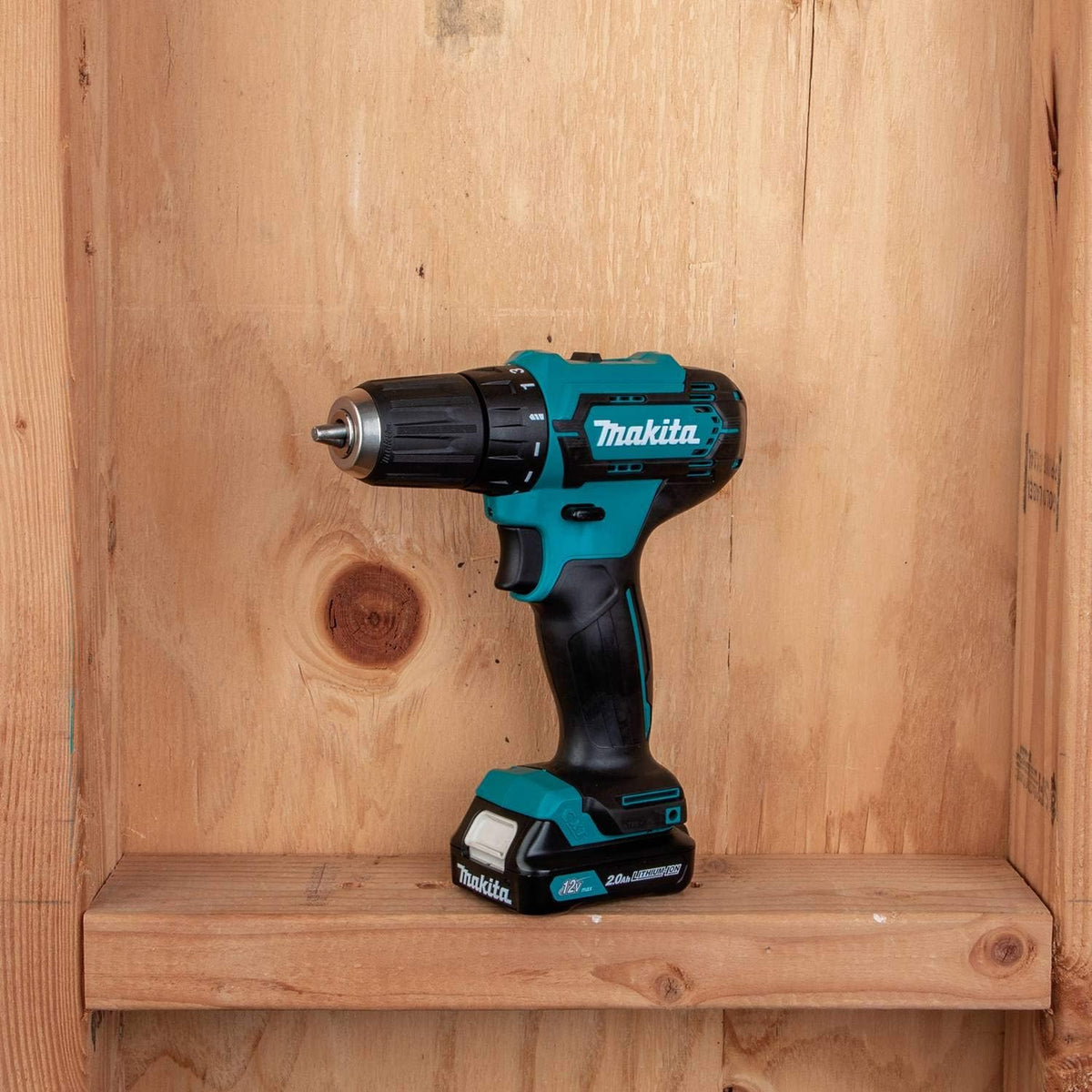 Makita FD09R1 12V max CXT® Kit de taladro-destornillador inalámbrico de iones de litio de 3/8" (2.0Ah)