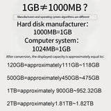 GODBPNYMU Disco duro externo de 500 GB, disco duro externo portátil...
