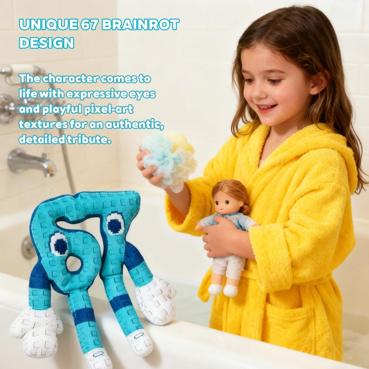 TNHINA 67 Brainrot - Juguetes de peluche Brainrot italiano