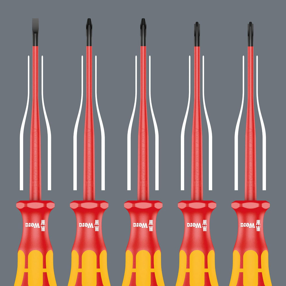 Wera 05135961001 Destornilladores de cabeza Phillips, MULTI